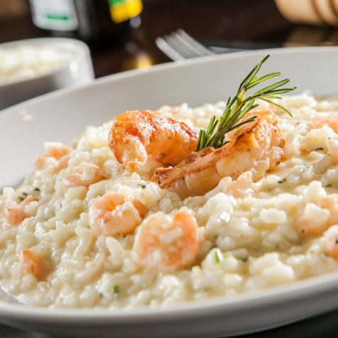 Risotto aux crevettes au Riz Rond IGP de Camargue, la recette 1 Risotto aux crevettes au Riz Rond IGP de Camargue, la recette - Canavere